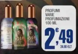 Splendidi e Splendenti Sandokan profumi offerta