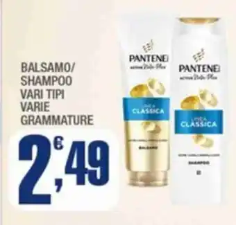 Splendidi e Splendenti Pantene balsamo/ shampoo offerta