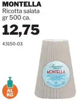 GrosMarket MONTELLA Ricotta salata offerta