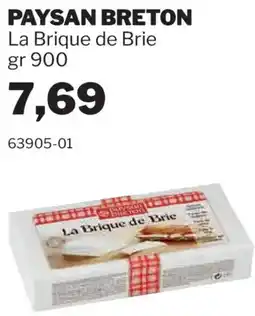 GrosMarket PAYSAN BRETON La Brique de Brie offerta