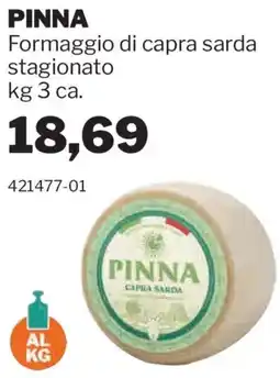 GrosMarket PINNA Formaggio di capra sarda stagionato offerta
