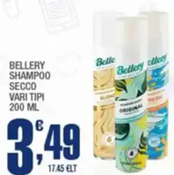 Splendidi e Splendenti Bellery shampoo secco offerta