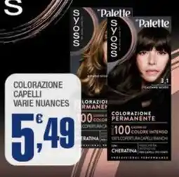 Splendidi e Splendenti Syoss colorazione capelli offerta