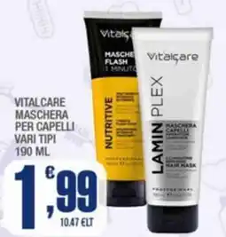 Splendidi e Splendenti Vitalcare maschera per capelli offerta