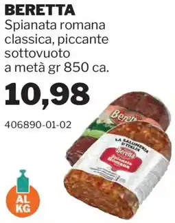 GrosMarket BERETTA Spianata romana classica, piccante sottovuoto offerta