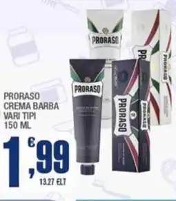 Splendidi e Splendenti Proraso crema barba offerta