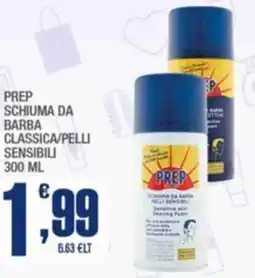 Splendidi e Splendenti Prep schiuma da barba classica/pelli sensibili offerta