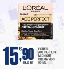 Splendidi e Splendenti L'oreal age perfect midnight crema viso offerta