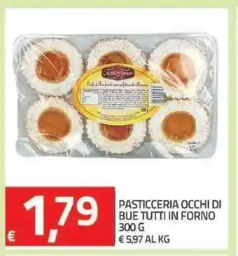 TuoDi Pasticceria Occhi di Bue Tutti in Forno 300g offerta