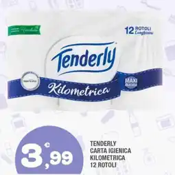 Splendidi e Splendenti Tenderly carta igienica kilometrica 12 rotoli offerta