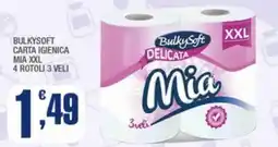 Splendidi e Splendenti Bulkysoft carta igienica mia xxl offerta