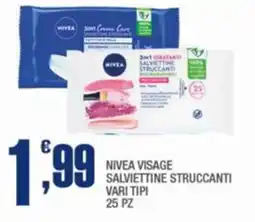 Splendidi e Splendenti Nivea visage salviettine struccanti vari tipi offerta