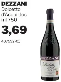GrosMarket DEZZANI Dolcetto d'Acqui doc offerta