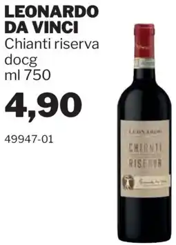 GrosMarket LEONARDO DA VINCI Chianti riserva docg offerta