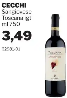 GrosMarket CECCHI Sangiovese Toscana igt offerta