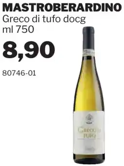 GrosMarket MASTROBERARDINO Greco di tufo docg offerta