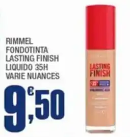 Splendidi e Splendenti Rimmel fondotinta lasting finish liquido 35h offerta