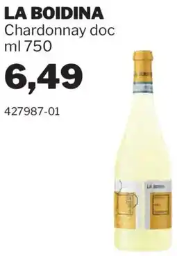 GrosMarket LA BOIDINA Chardonnay doc offerta