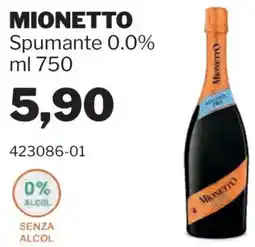 GrosMarket MIONETTO Spumante 0.0% offerta
