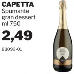 GrosMarket CAPETTA Spumante gran dessert offerta
