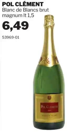 GrosMarket POL CLÉMENT Blanc de Blancs brut magnum offerta