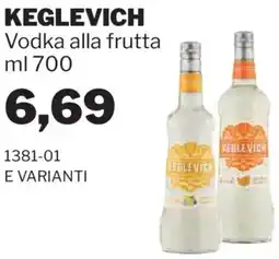GrosMarket KEGLEVICH Vodka alla frutta offerta