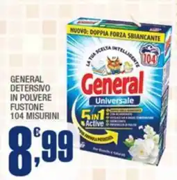 Splendidi e Splendenti General detersivo in polvere fustone offerta