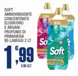 Splendidi e Splendenti Soft ammorbidente concentrato elisir/oro e argan/ profumo di primavera offerta