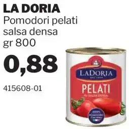 GrosMarket LA DORIA Pomodori pelati salsa densa offerta