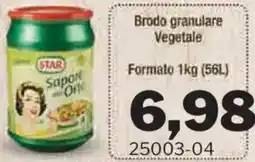 GrosMarket STAR Brodo granulare Vegetale offerta