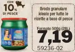GrosMarket STAR Brodo granulare ideale per tutte le ricette a base di pesce offerta