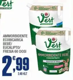 Splendidi e Splendenti Vert ammorbidente ecoricarica bebè/ eucalipto/ fresia offerta