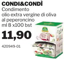 GrosMarket CONDI&CONDÌ Condimento olio extra vergine di oliva al peperoncino offerta