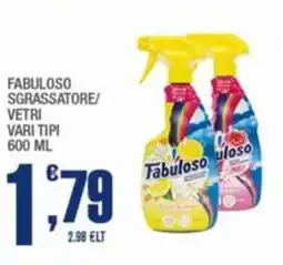 Splendidi e Splendenti Fabuloso sgrassatore/ vetri offerta