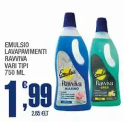 Splendidi e Splendenti Emulsio lavapavimenti ravviva offerta
