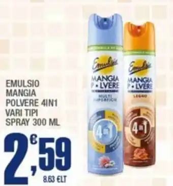 Splendidi e Splendenti Emulsio mangia polvere 4in1 spray offerta