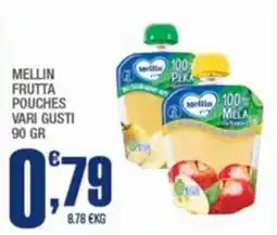 Splendidi e Splendenti Mellin frutta pouches offerta