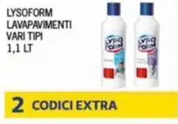 Splendidi e Splendenti Lysoform lavapavimenti offerta