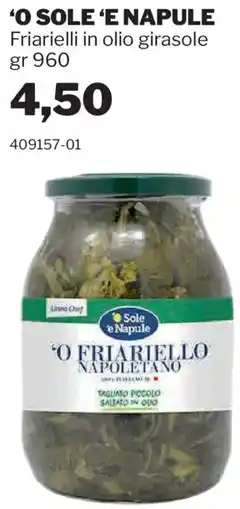 GrosMarket 'O SOLE 'E NAPULE Friarielli in olio girasole offerta