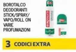 Splendidi e Splendenti Borotalco deodoranti stick/spray/ vapo/roll on offerta