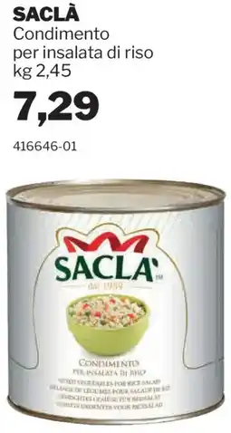GrosMarket SACLÀ Condimento per insalata di riso offerta