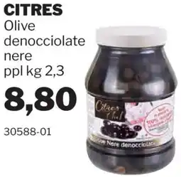 GrosMarket CITRES Olive denocciolate nere offerta
