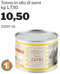 GrosMarket Tonno in olio di semi offerta