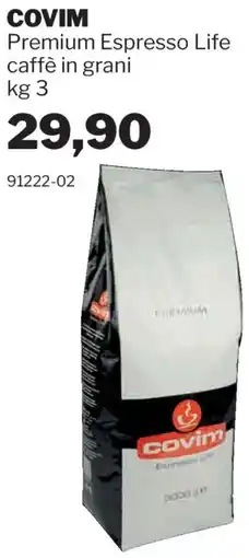 GrosMarket COVIM Premium Espresso Life caffè in grani offerta