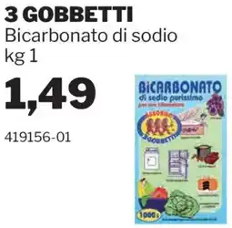 GrosMarket 3 GOBBETTI Bicarbonato di sodio offerta