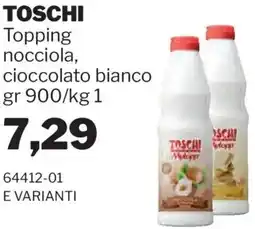 GrosMarket TOSCHI Topping nocciola, cioccolato bianco offerta