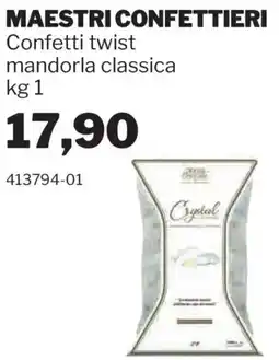 GrosMarket MAESTRI CONFETTIERI Confetti twist mandorla classica offerta