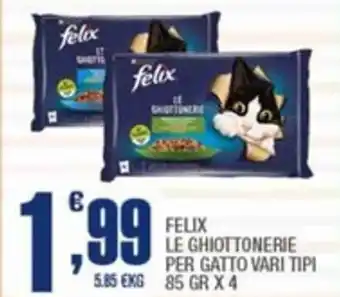 Splendidi e Splendenti Felix le ghiottonerie per gatto offerta
