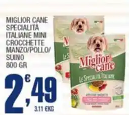 Splendidi e Splendenti Miglior cane specialita italiane mini crocchette manzo/pollo/ suino offerta