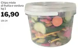 GrosMarket Chips miste di frutta e verdura offerta